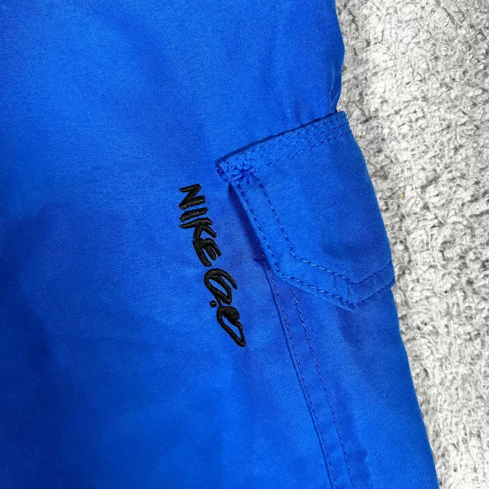 Nike 6.0 Shorts Mens 29 Blue Lightweight Swim Beach Surf Boardshorts Pocket Logo